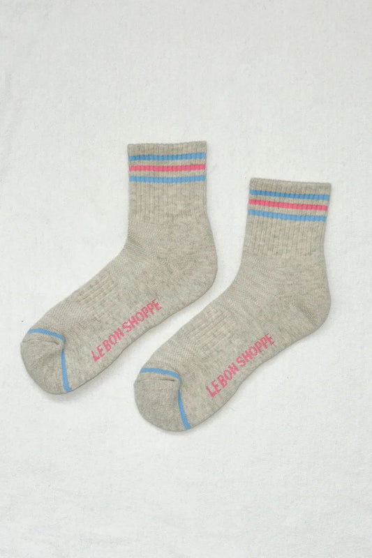 Girlfriend Socks Bright Grey