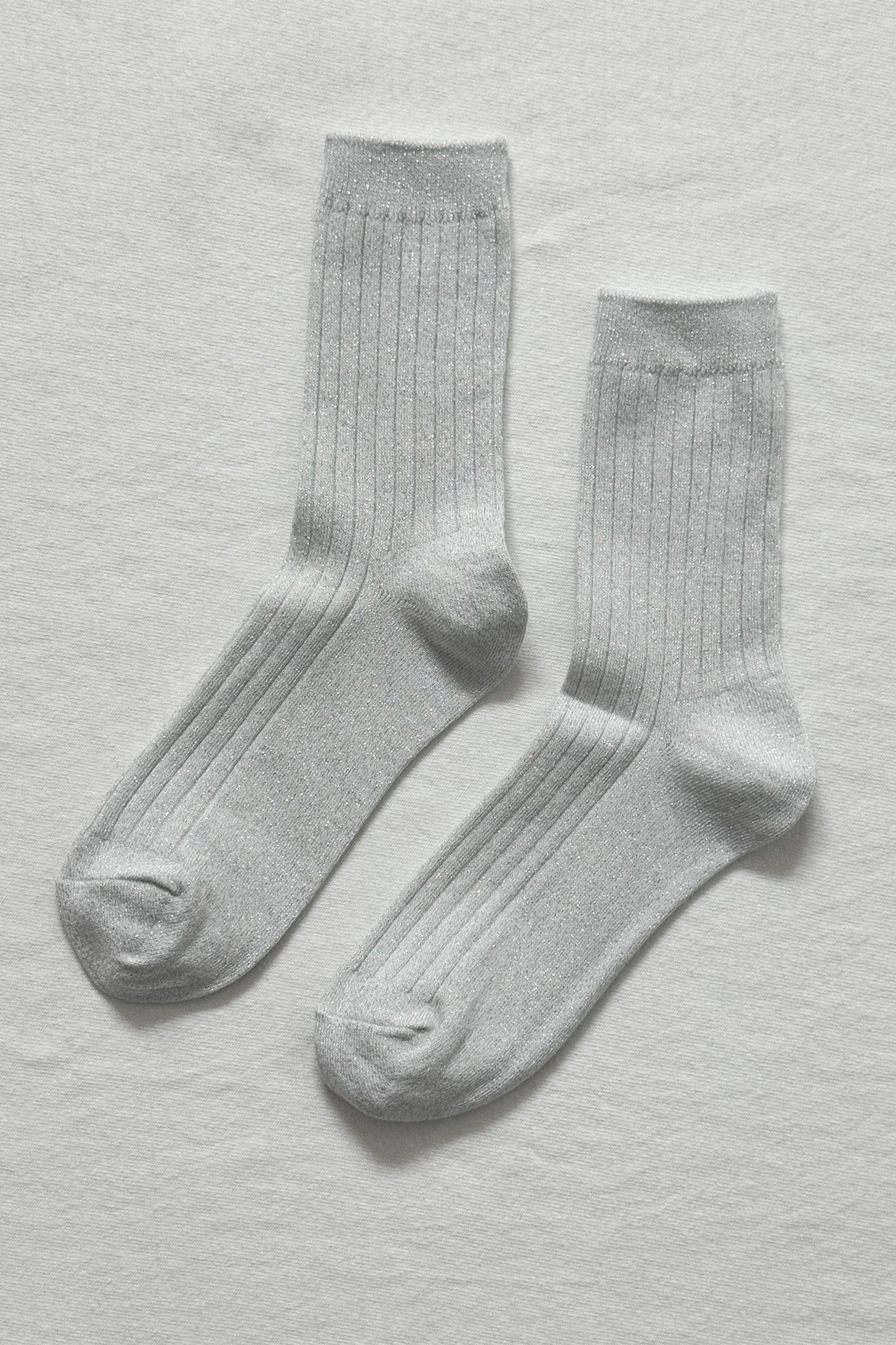 Her Socks Modal Lurex Snow White