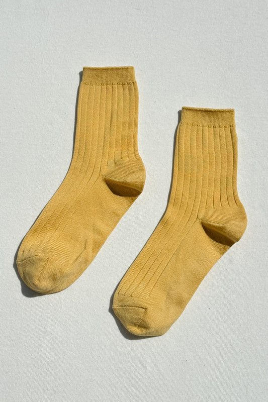 Her Socks Mercerized Buttercup