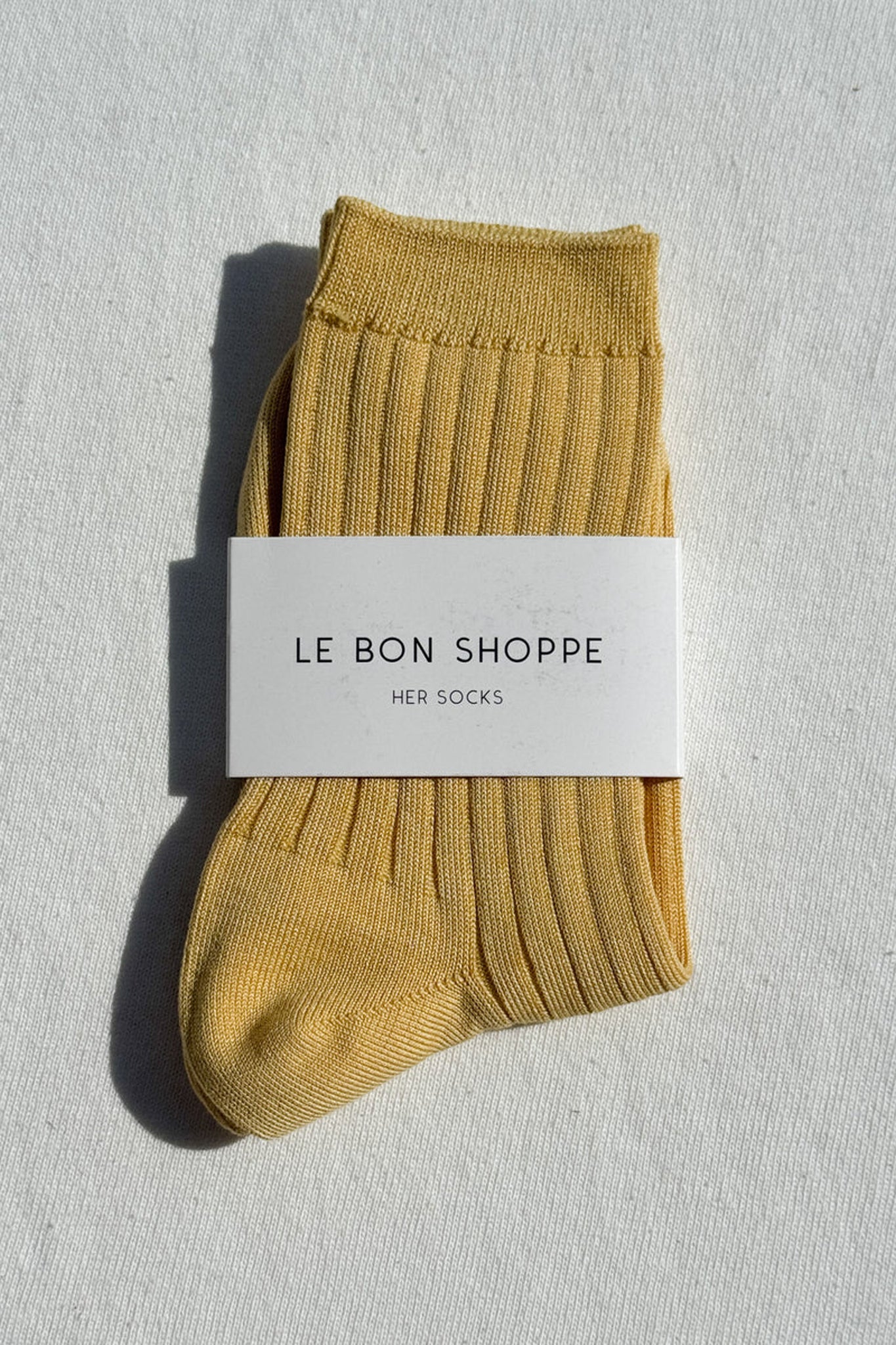 Her Socks Mercerized Buttercup