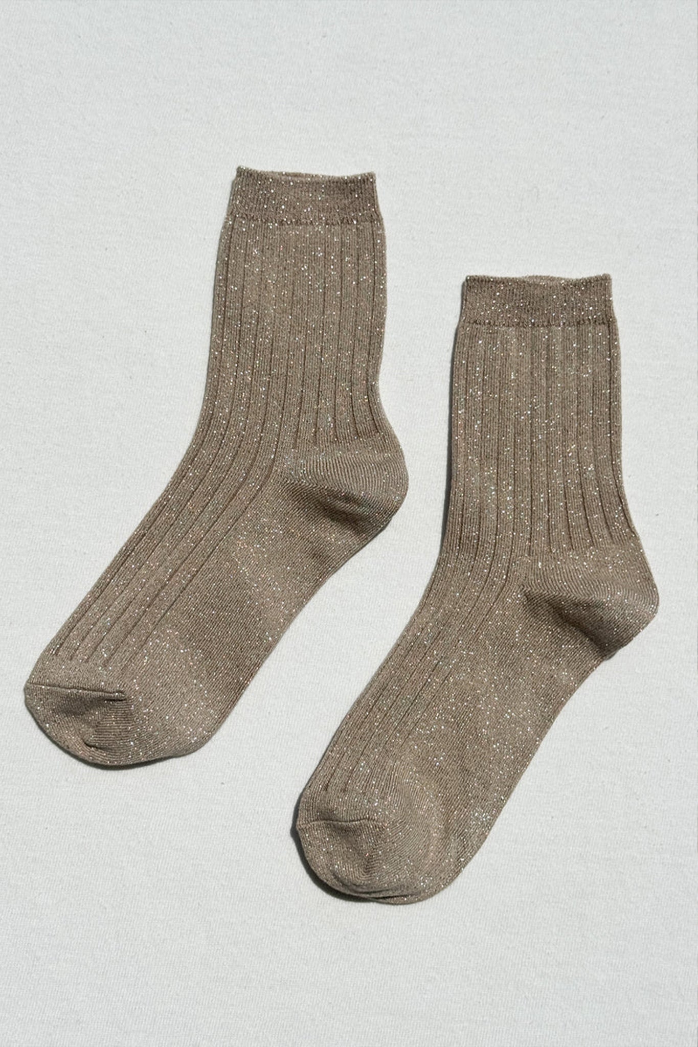 Her Socks Modal Lurex Ash Glitter