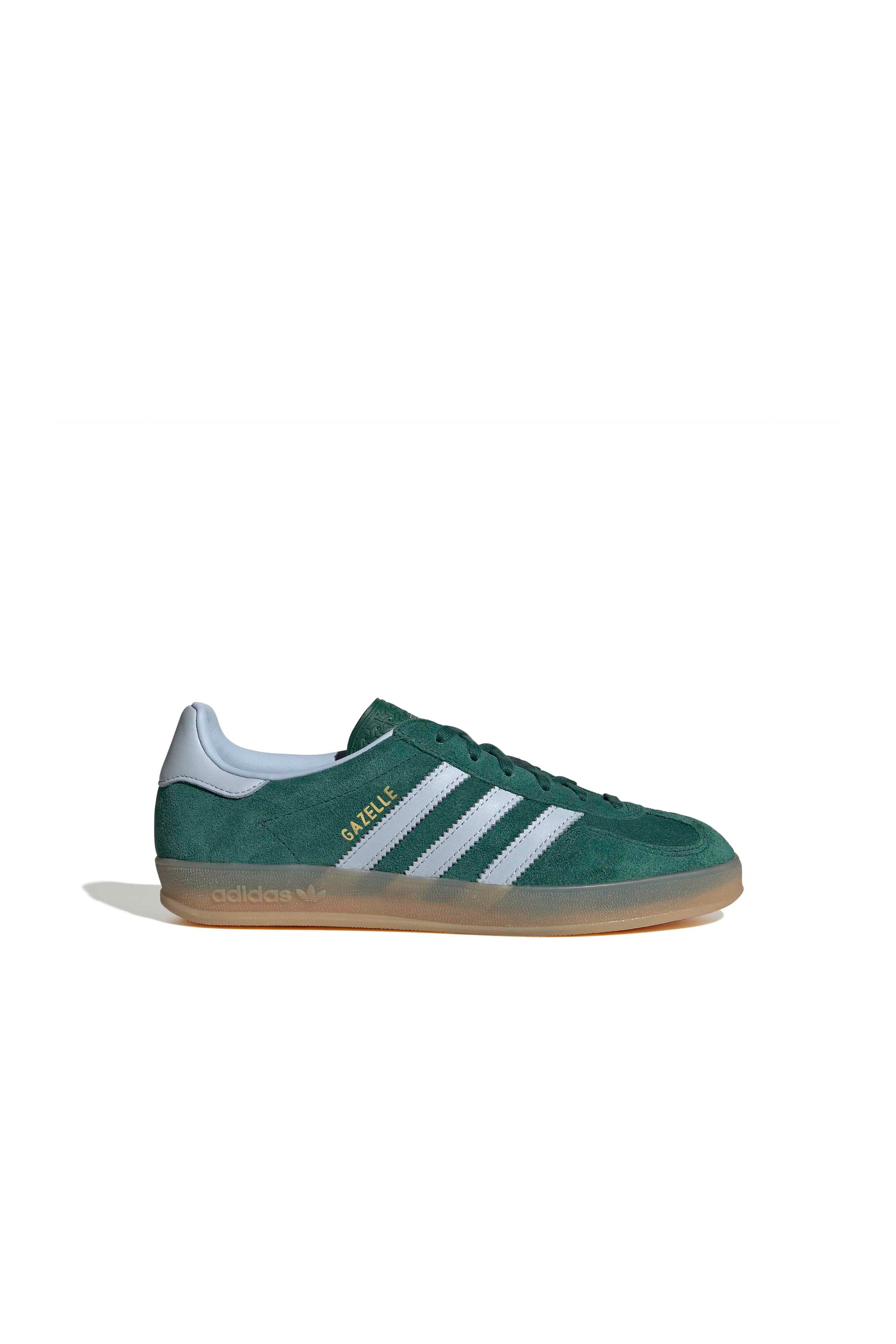 Gazelle Indoor Shoes Collegiate Green/Crystal Sky/Gum – Karen Walker