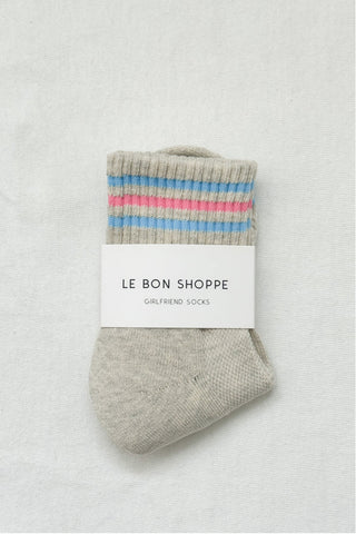 Girlfriend Socks Bright Grey
