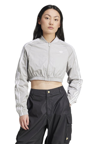Adicolor Teamgeist Cropped Track Top Grey Two