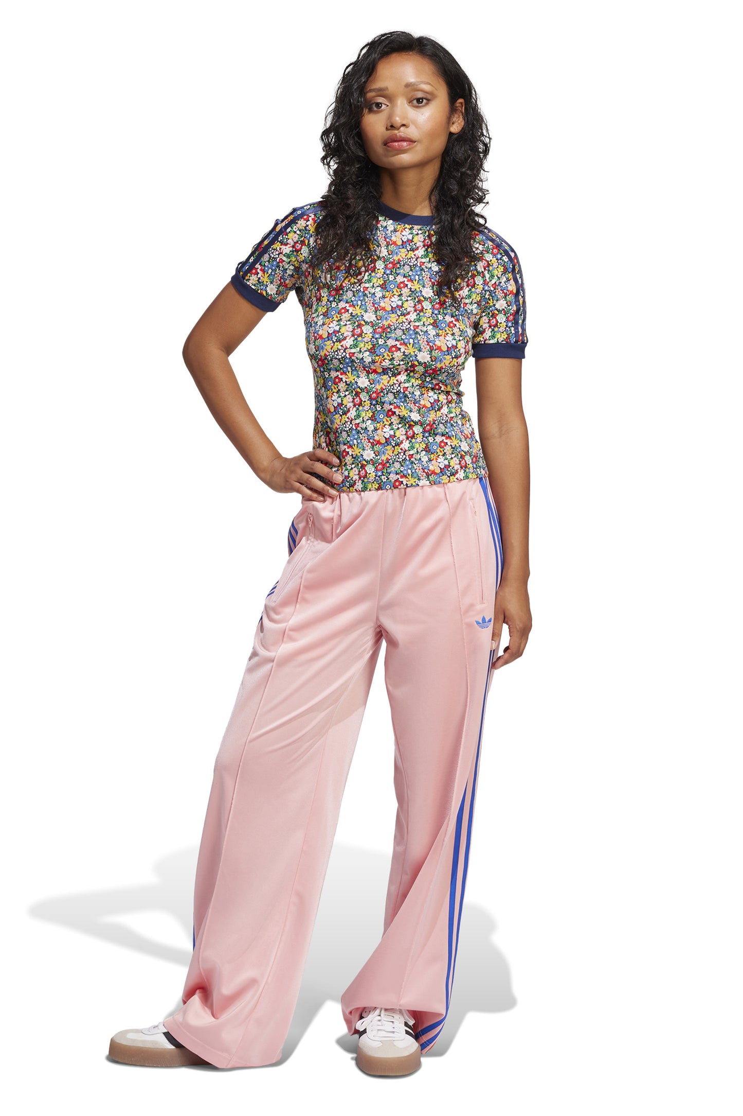 Adicolour Classic Firebird Loose Track Pants Semi Pink Spark/Blue