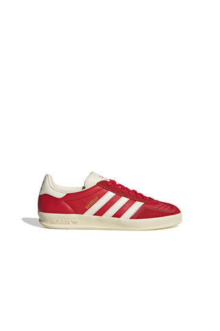 Gazelle Indoor Shoes Better Scarlet/Cream White/Gold Metallic
