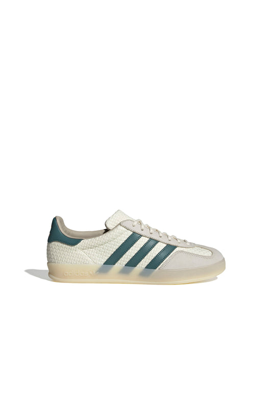 Gazelle Indoor Shoes Cream White/Preloved Teal/Wonder White