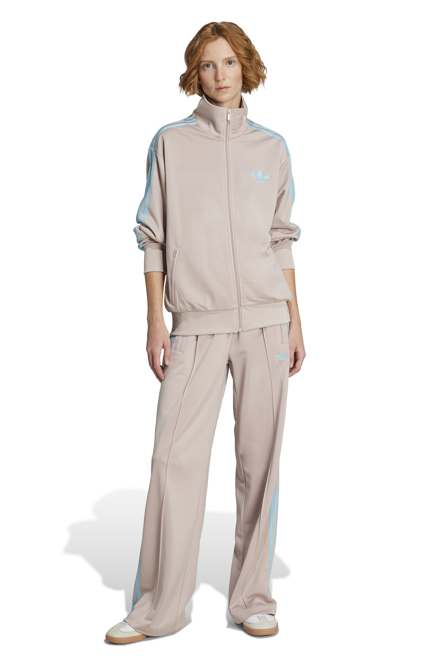 Firebird Track Top Wonder Taupe/Blue Glow