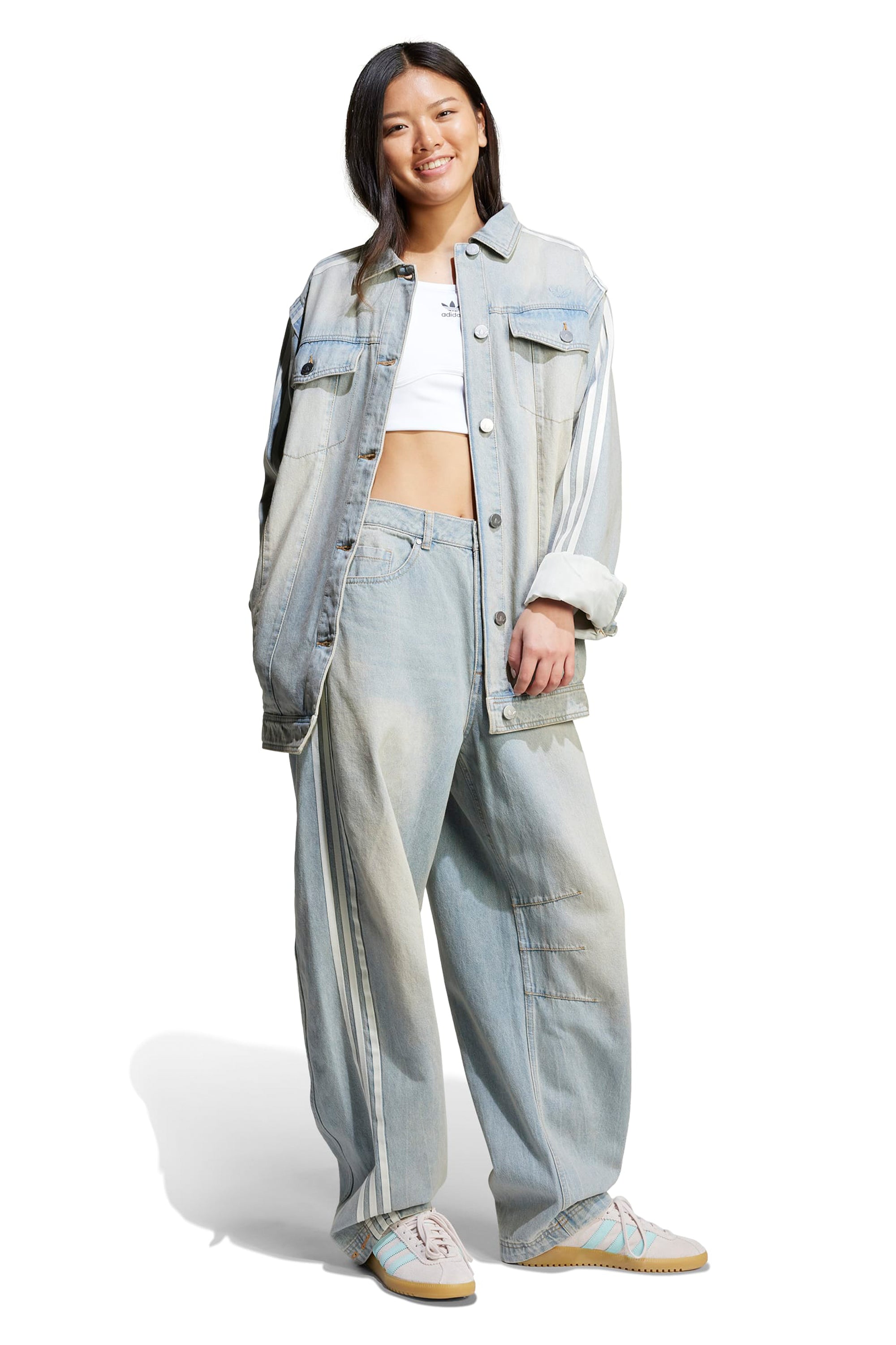 Adilenium Barrel Leg Denim Pants Light Denim – Karen Walker