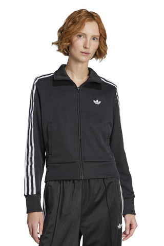 Firebird Knit Track Top Black/White