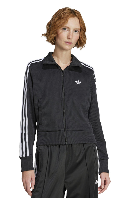 Firebird Knit Track Top Black/White