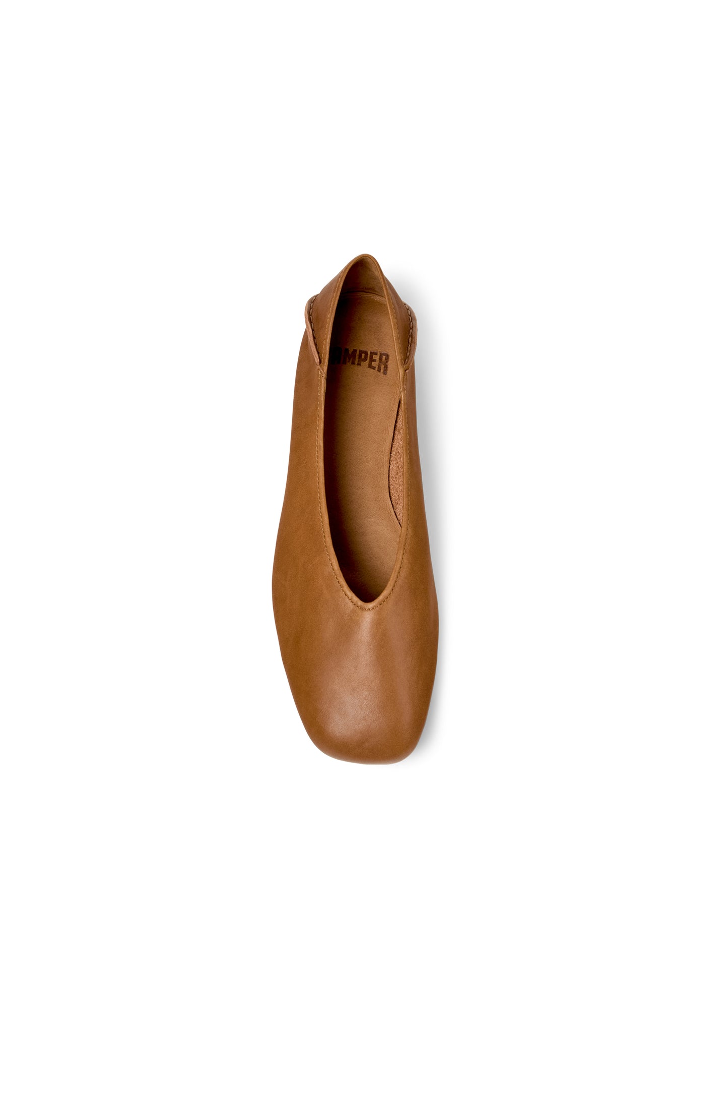 Casi Myra Ballerina Shoes Brown