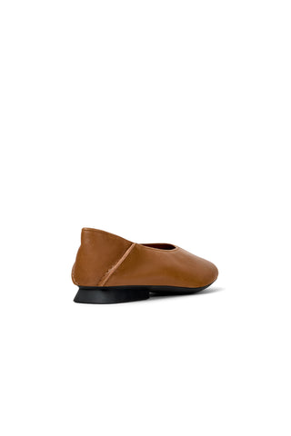 Casi Myra Ballerina Shoes Brown