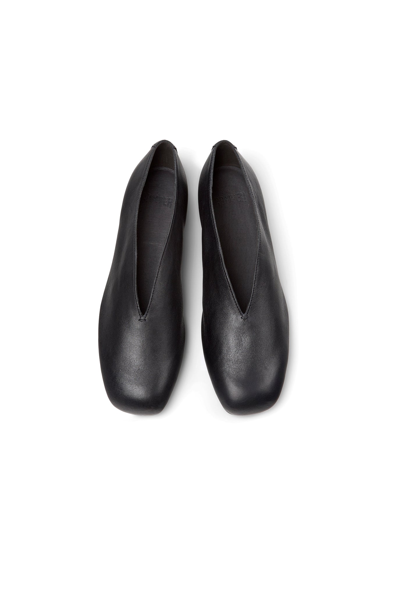 Casi Myra Ballerina Shoes Black