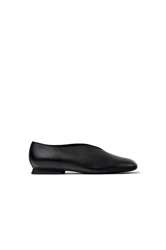 Casi Myra Ballerina Shoes Black