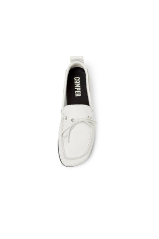 Right Nina Boat Shoes White