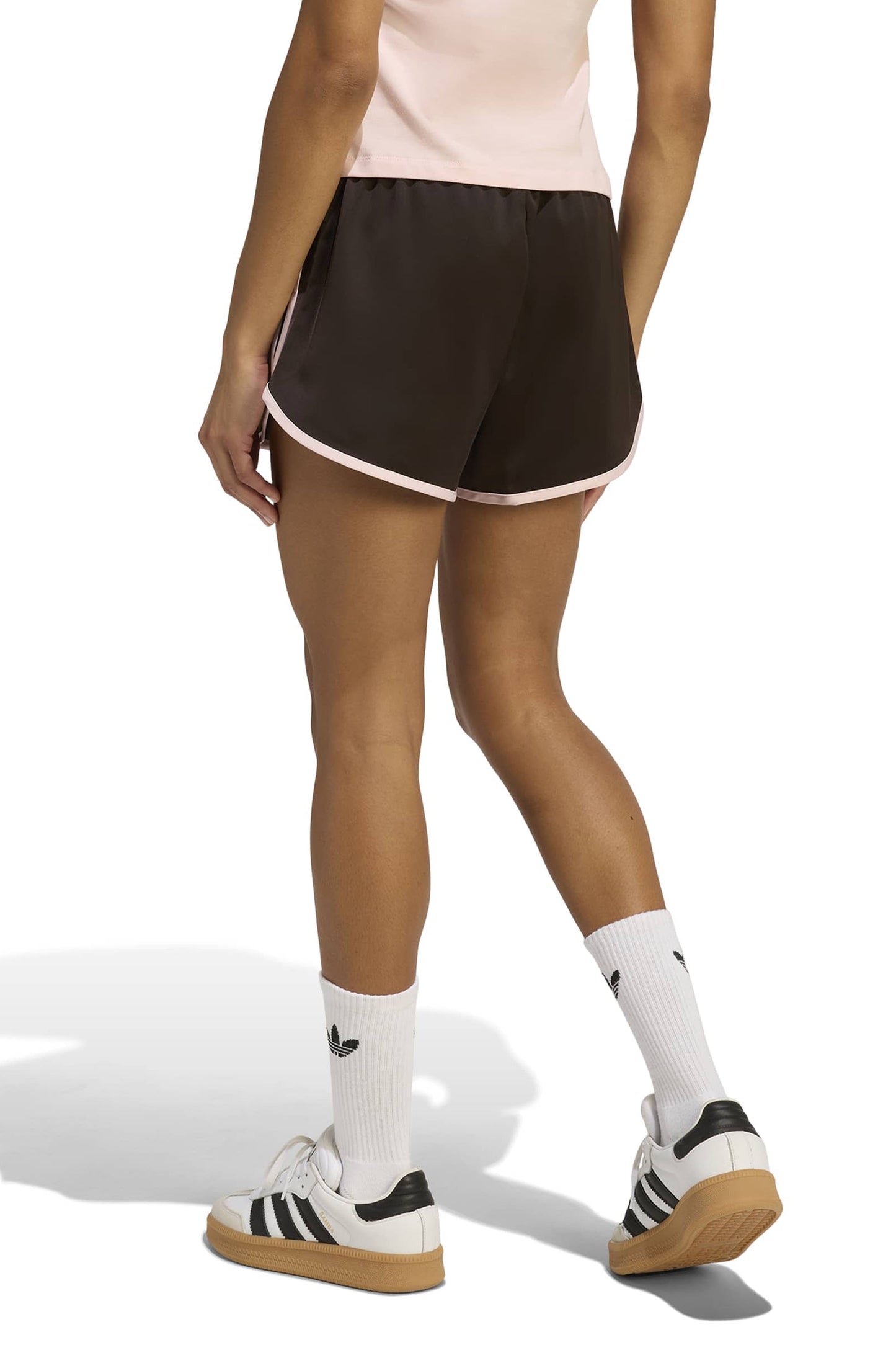 3 Stripes Sprinter Shorts Aurora Coffee/Sandy Pink