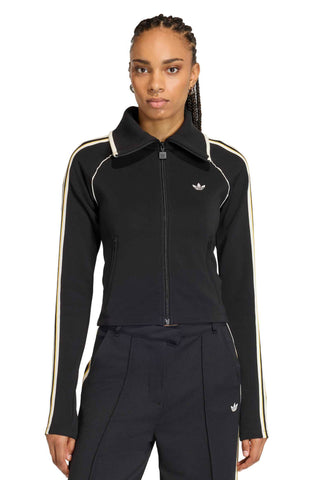 Slim Fitted Firebird Track Top Black
