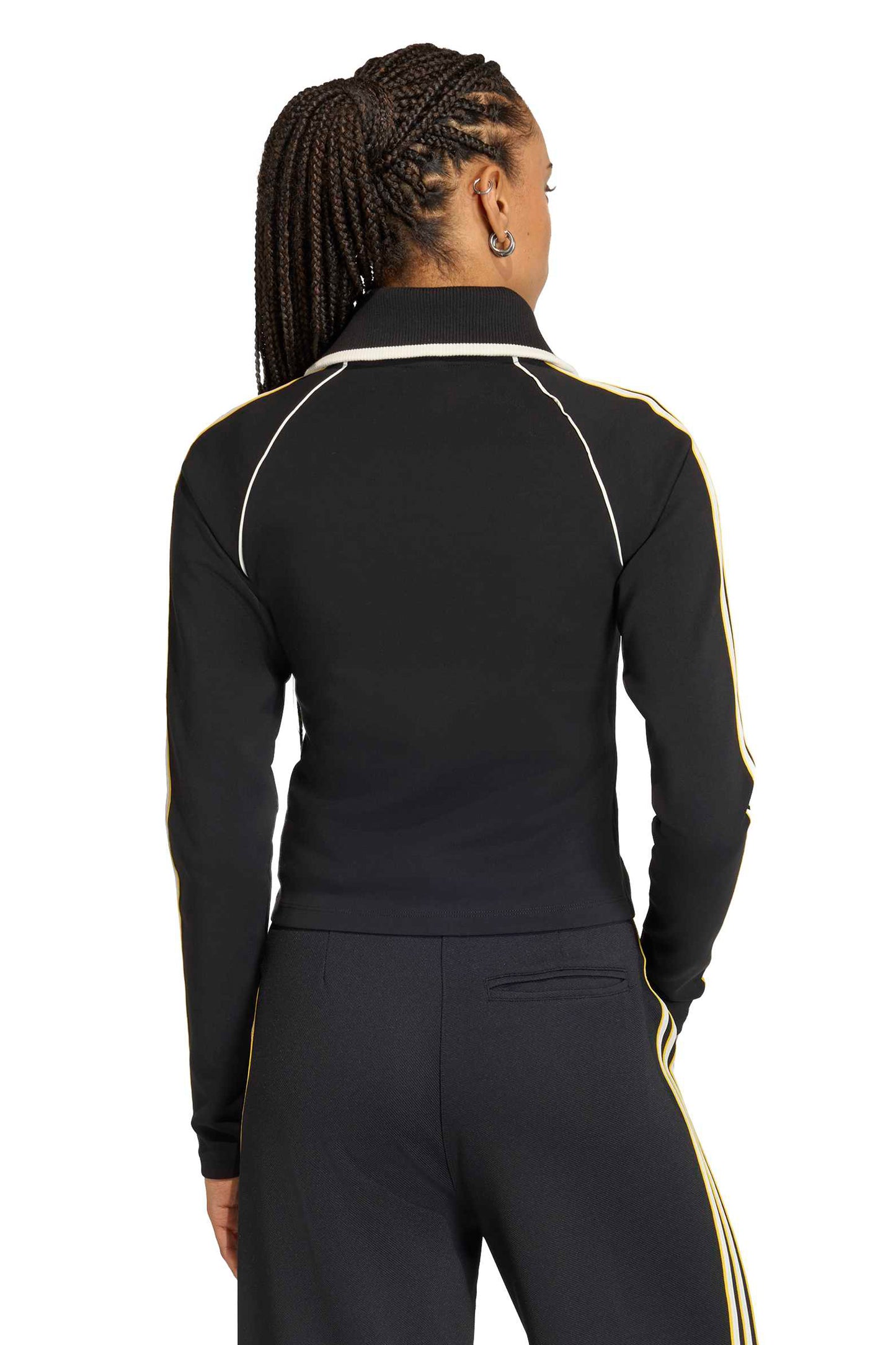 Slim Fitted Firebird Track Top Black