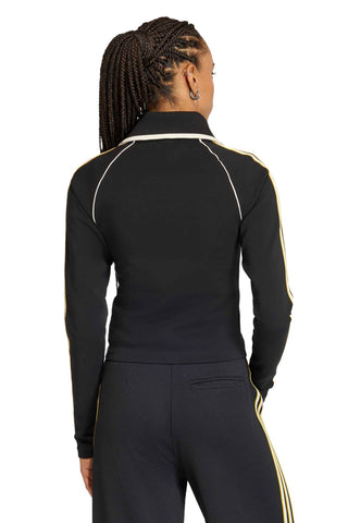 Slim Fitted Firebird Track Top Black