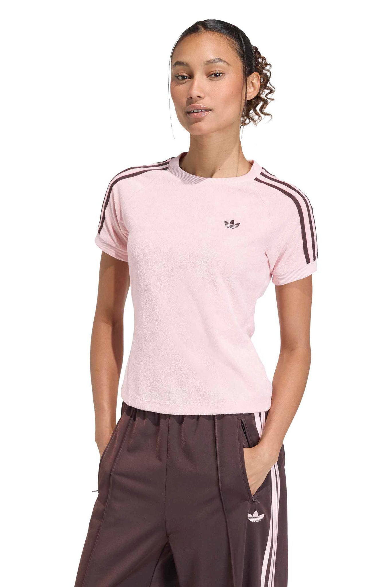 Terry Towel Cali T-Shirt Sandy Pink