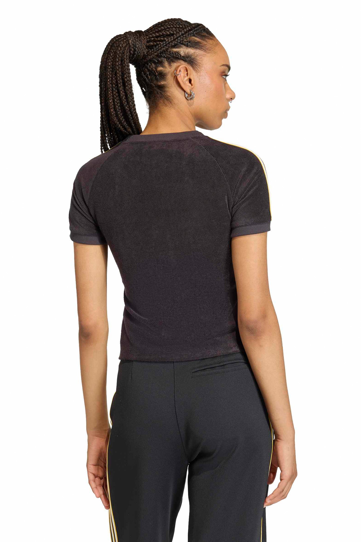 Terry Towel Cali T-Shirt Black