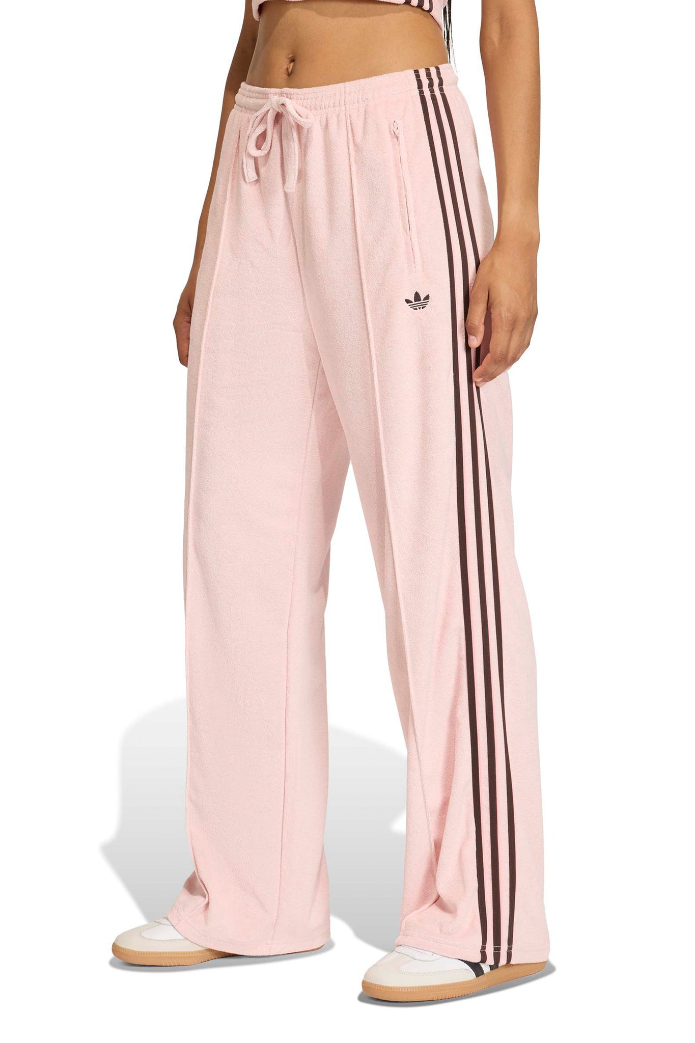 Terry Towel Firebird Track Pants Sandy Pink