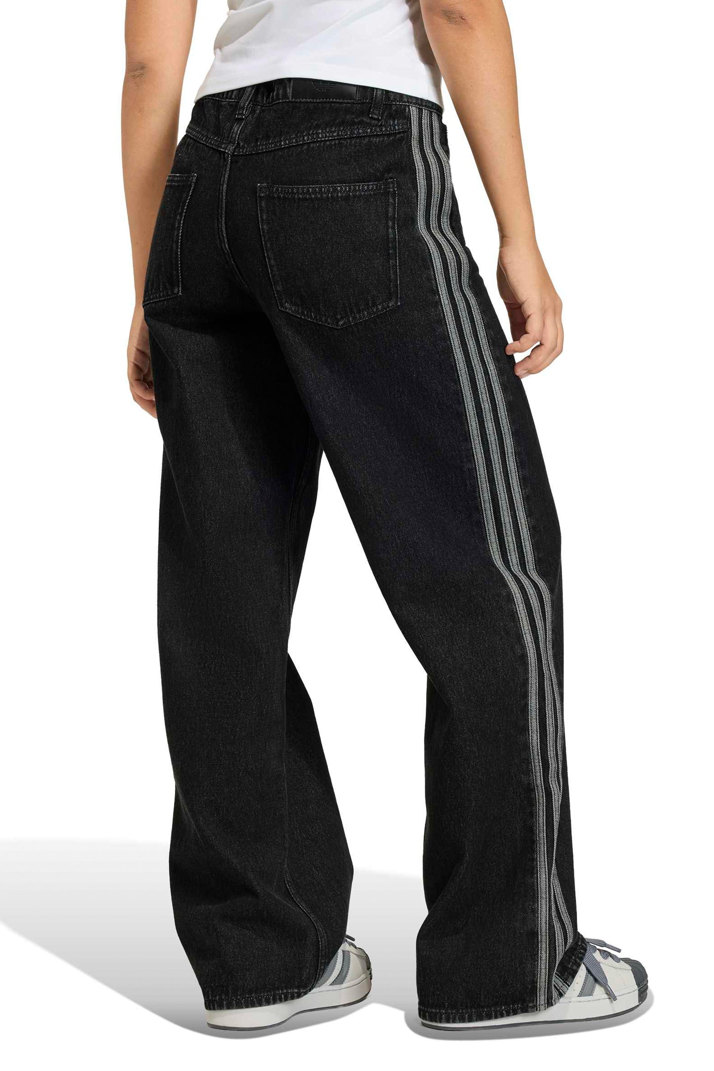 Firebird Denim Track Pants True Black
