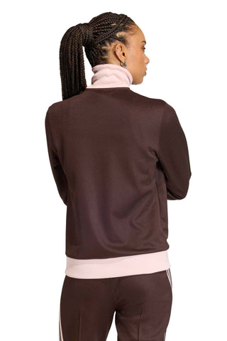 Classic Track Top Aurora Coffee/Sandy Pink