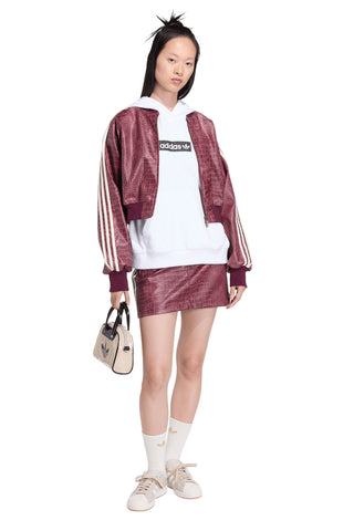 SST Pleather Jacket Maroon