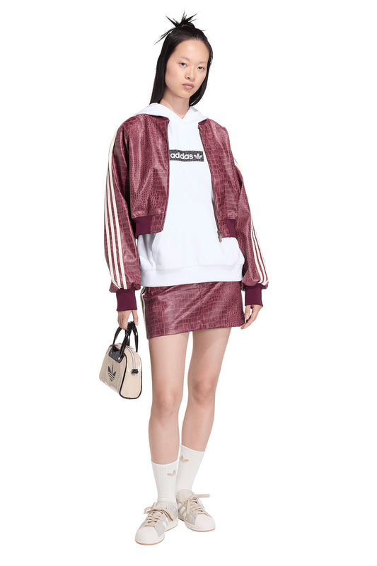 SST Pleather Jacket Maroon