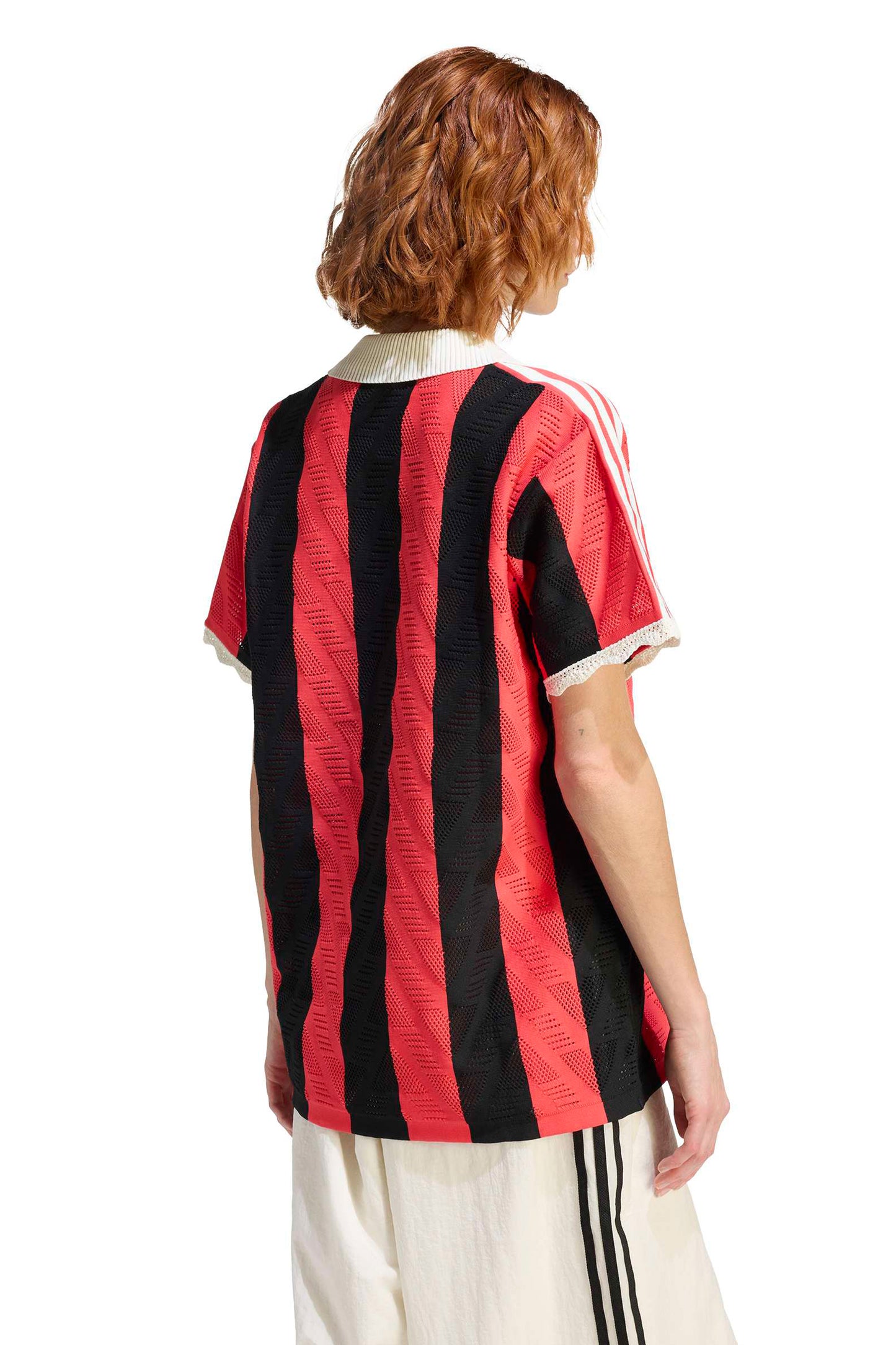 Short-Sleeve Polo Tee Black/Semi Lucid Red