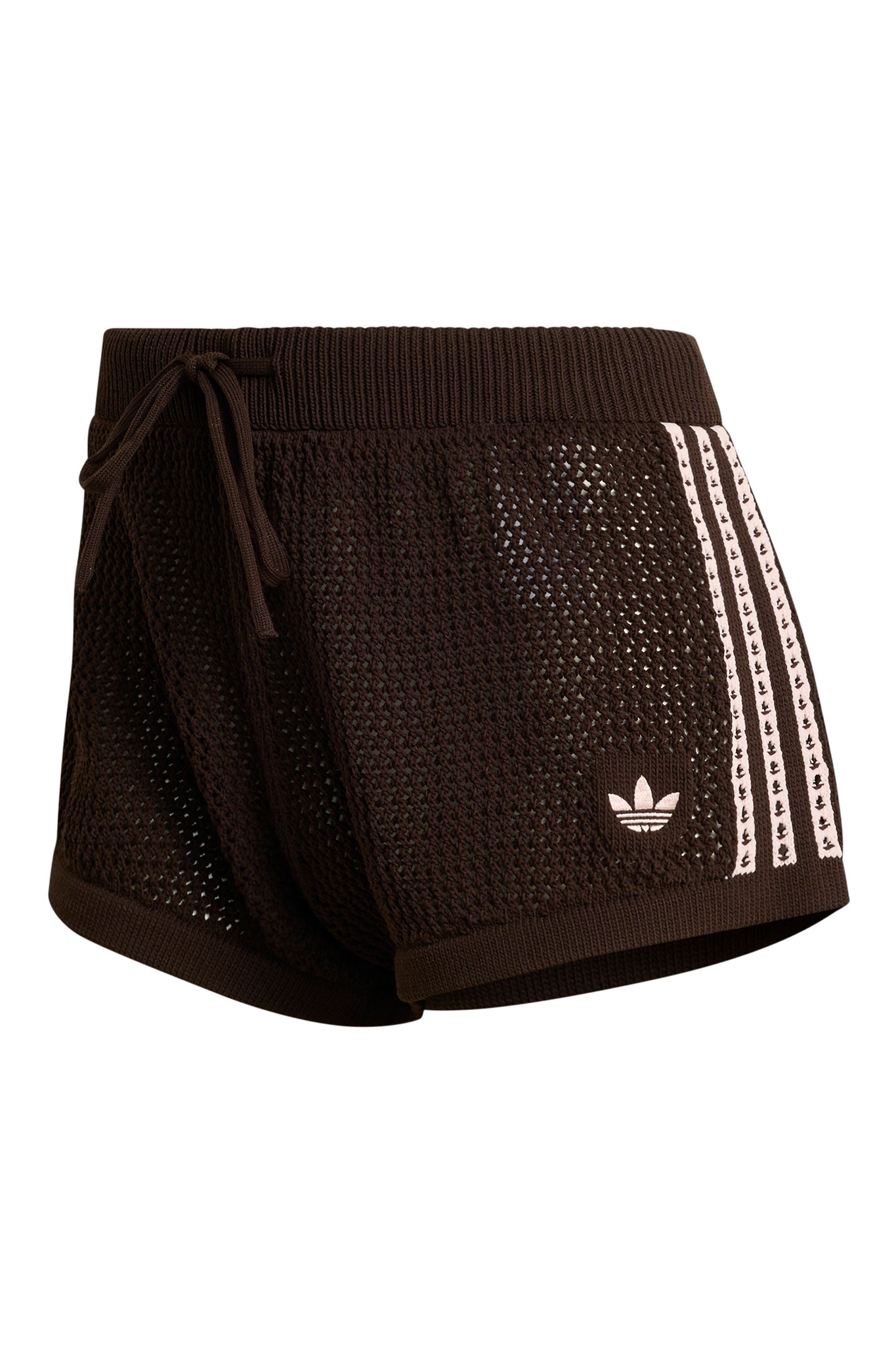 Knitted Crochet Shorts Aurora Coffee