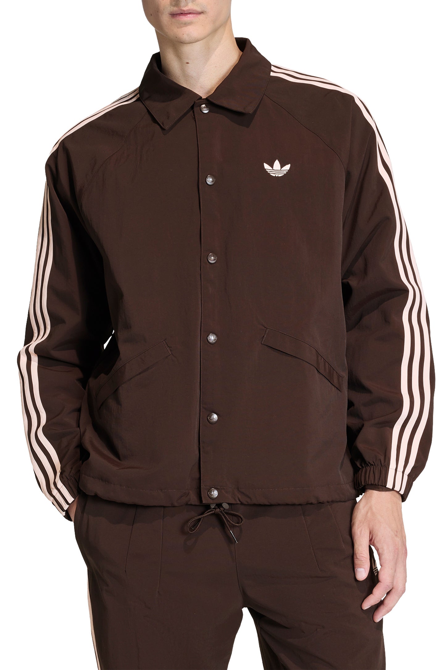 3-Stripes Coach Jacket Aurora Coffee