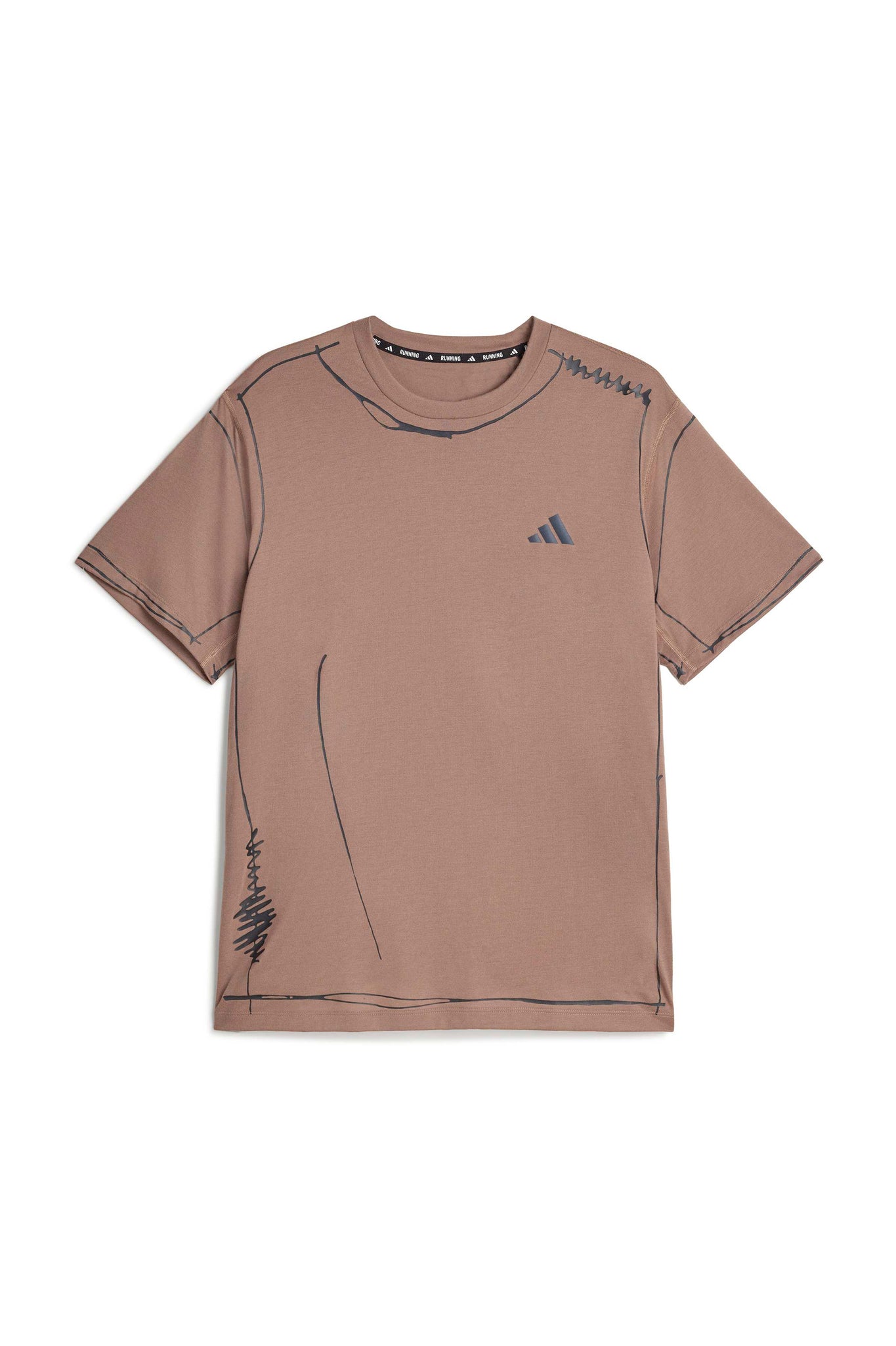 Adi365 Running Unitefit T-Shirt Trace Brown