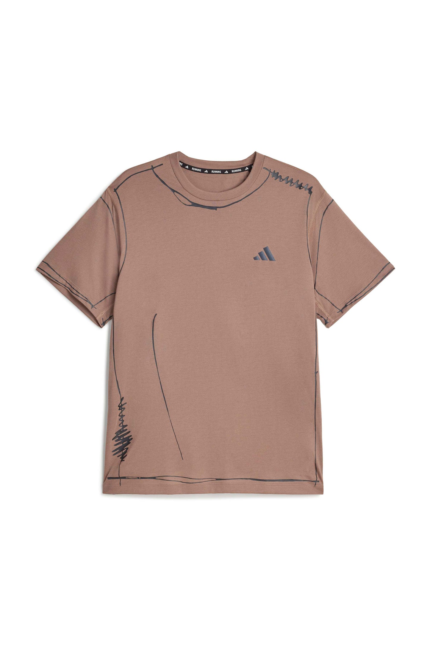 Adi365 Running Unitefit T-Shirt Trace Brown