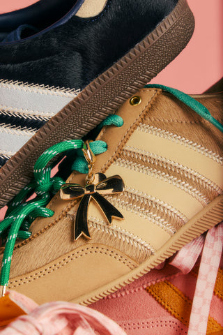 Rope 1/2 Shoelaces Green/White