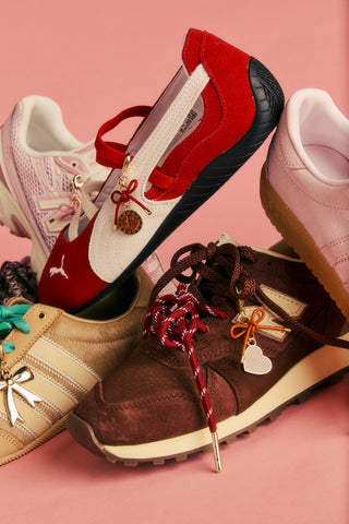 Rope 1/2 Shoelaces Plum/White