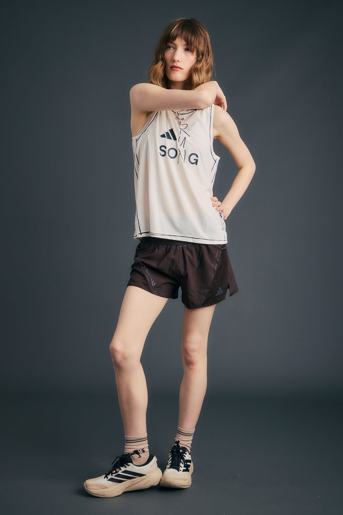 Adi365 Running Tank Chalk White