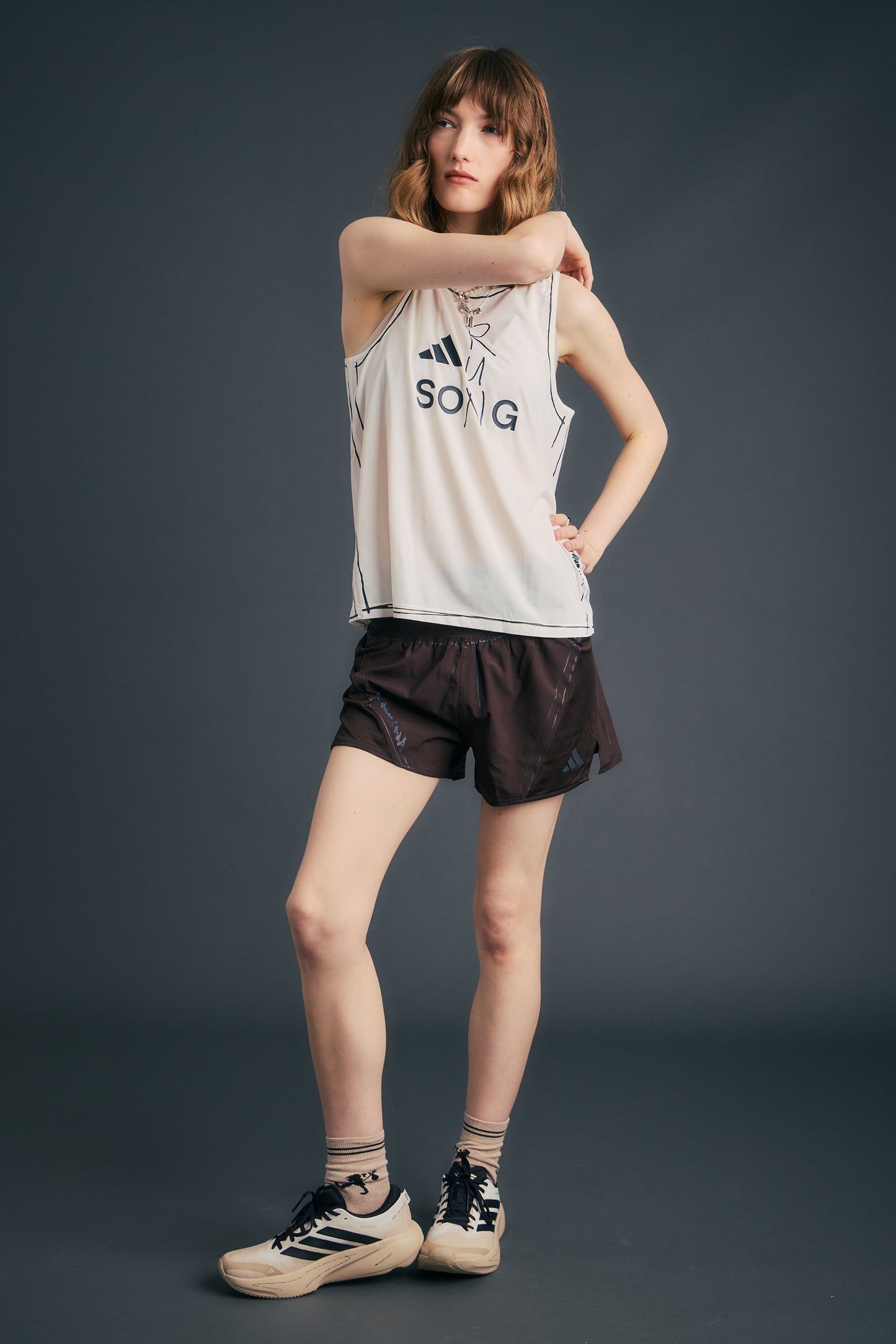 Adi365 Running Tank Chalk White