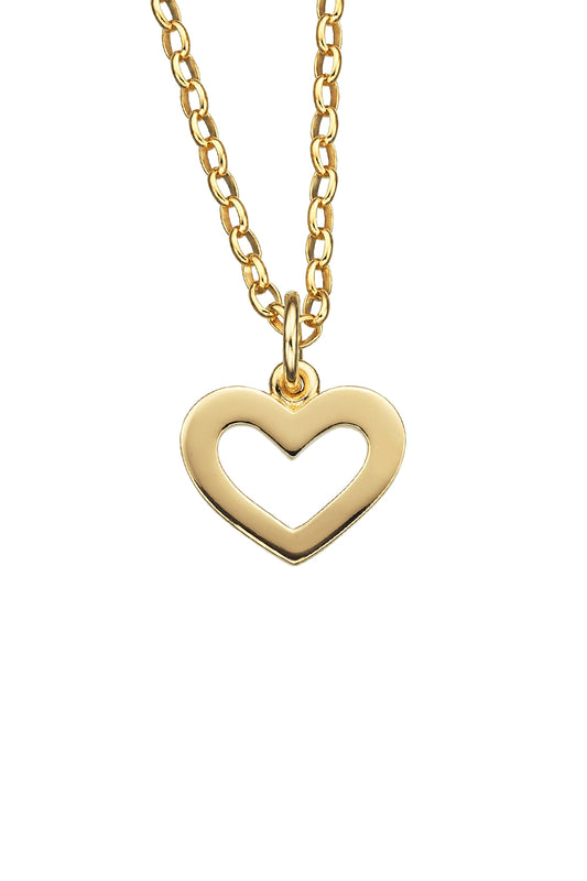 Heart Necklace Gold-Plated