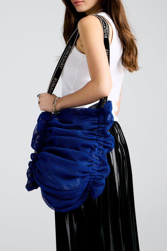 Scrunch Tote Blue