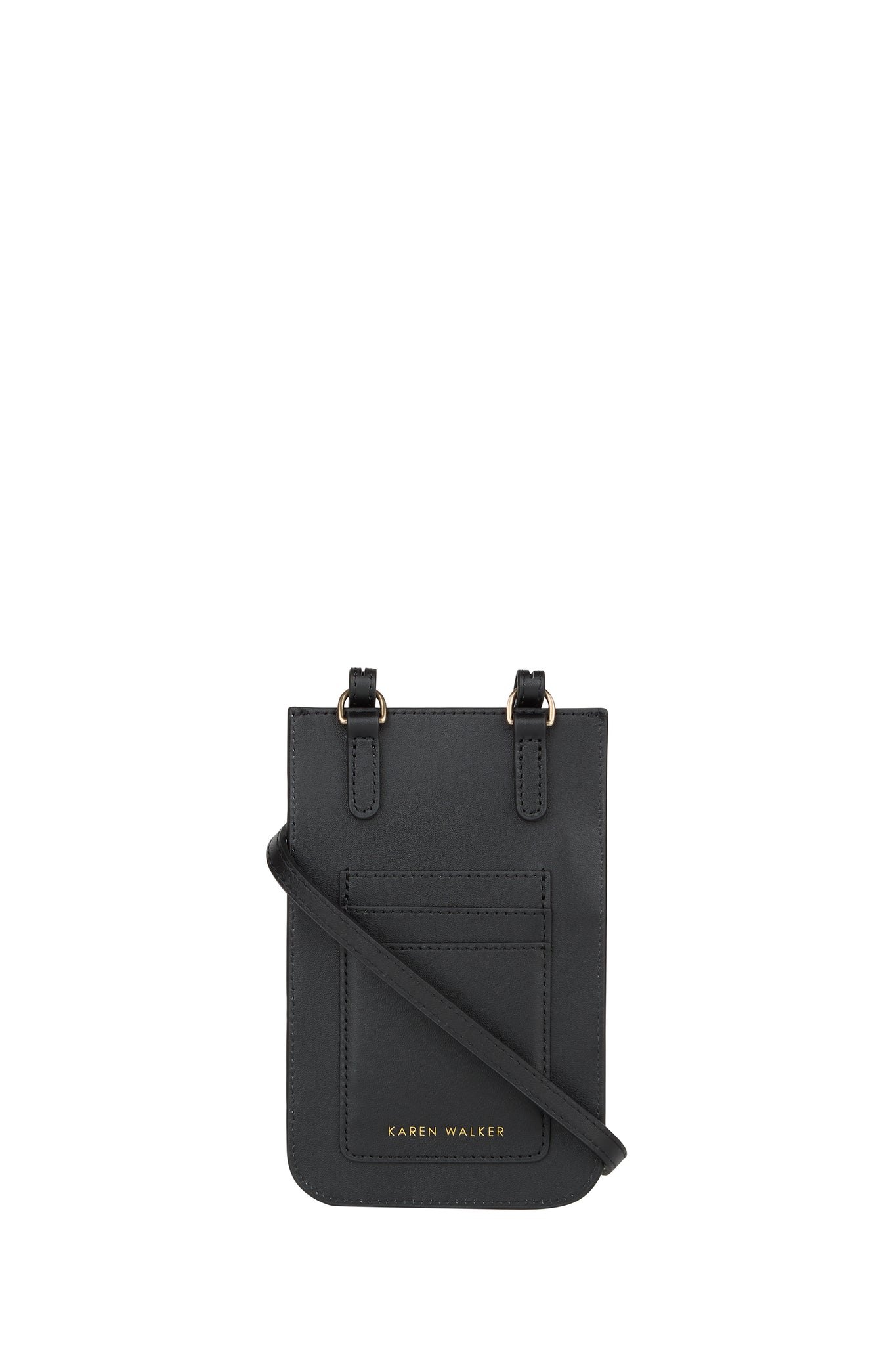 Monogram Phone Pouch Black