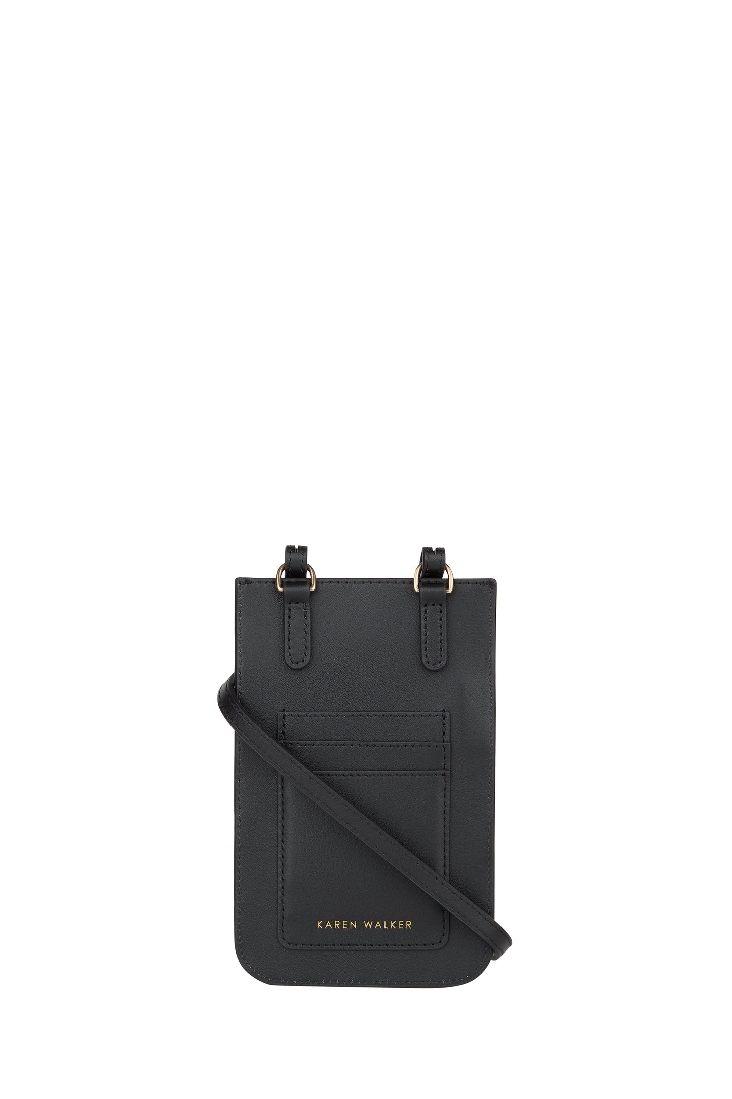 Monogram Phone Pouch Black