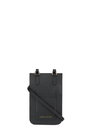 Monogram Phone Pouch Black