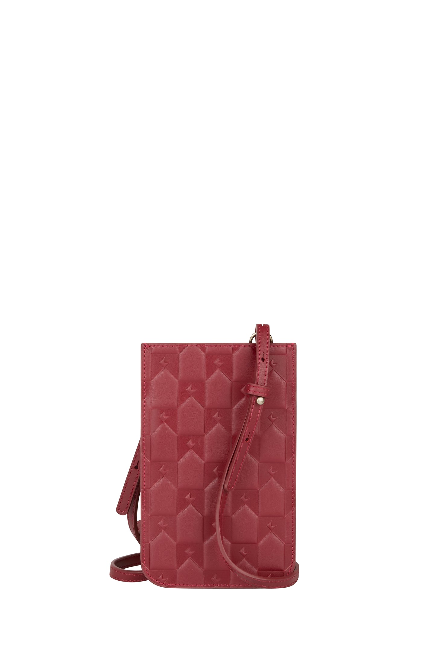 Monogram Phone Pouch Merlot