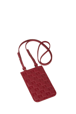 Monogram Phone Pouch Merlot