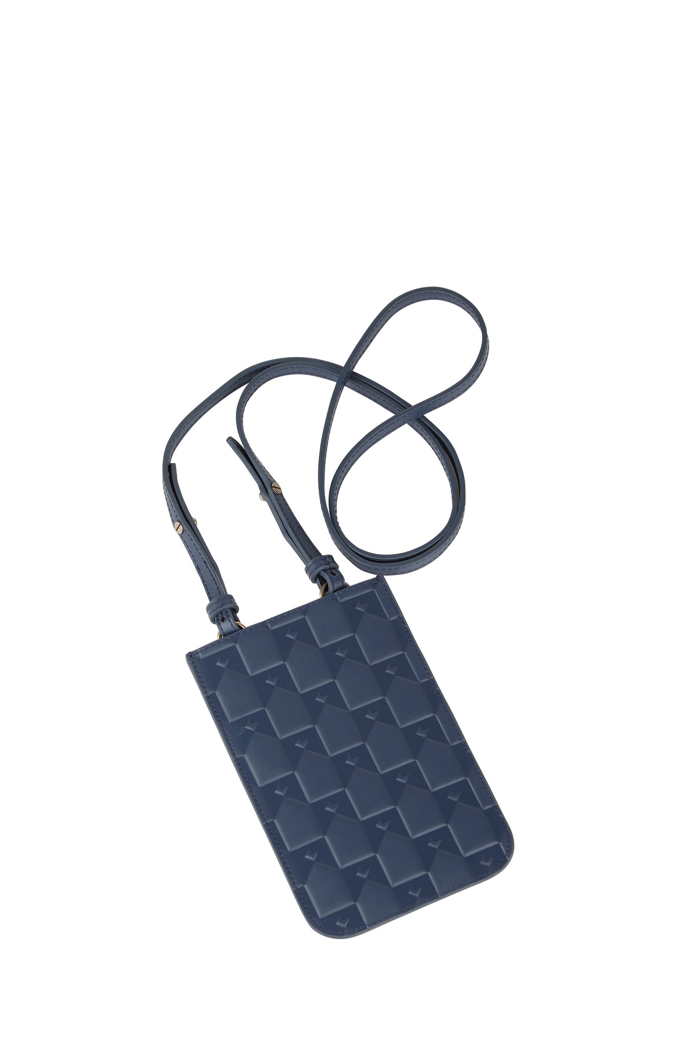Monogram Phone Pouch Navy