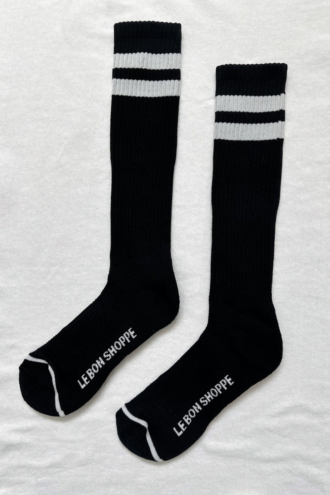Knee High Boyfriend Socks Black