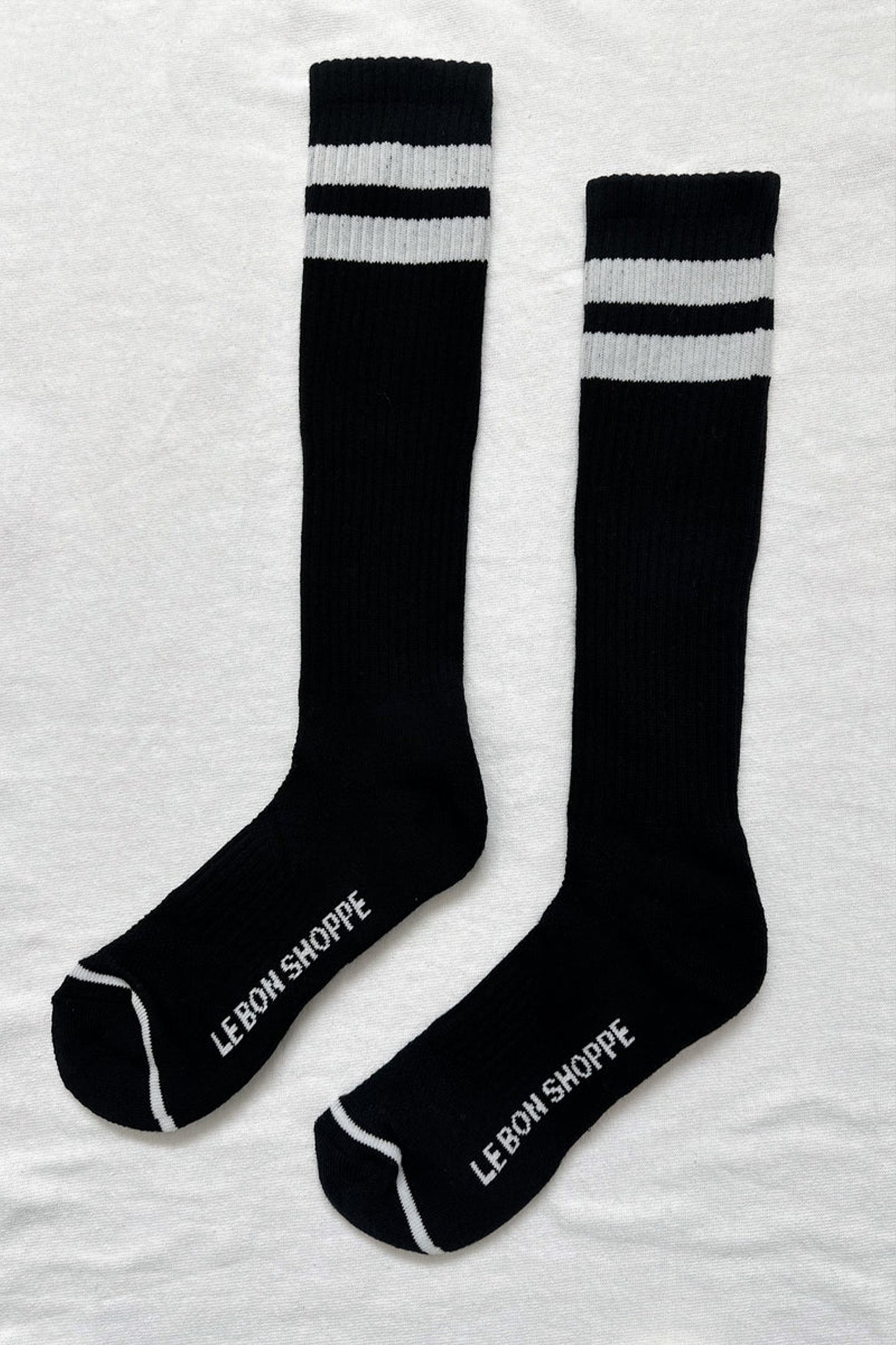 Knee High Boyfriend Socks Black